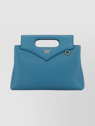 MCM soft diamond mini leather shoulder bag