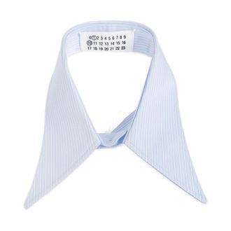 Maison Margiela Accessories, male, Blue, Size: M Striped Collar