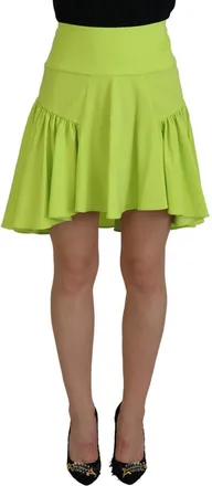 Dsquared2 Dsquared&sup2; High Waist A-line Pleated Mini Women Womens Skirt (Pre-Owned)