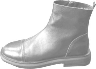 Generic Lightweight Walking Boots Womens Soft and Comfortable Can Adapt To The Cold and Harsh Environment Womens Leather Boots (White, 4.5)