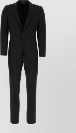 Dolce & Gabbana stretch wool tuxedo with pleated back