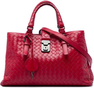 Bottega Veneta Pre-owned Bottega Veneta Small Nappa Intrecciato Roma Satchel Ladies KTX3W38B2EWDEORH