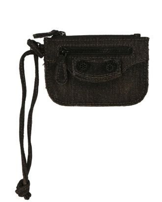 Balenciaga Le Cagole Washed Denim Coin Purse