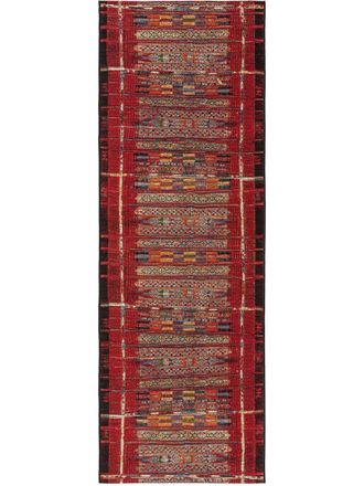 benuta Alfombra de exterior & interior multicolor/rojo 80x250