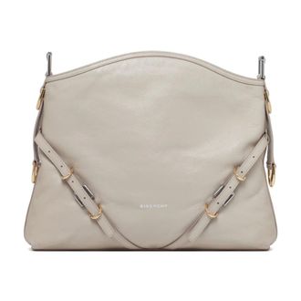 Givenchy Voyou Shoulder Bag in Light Beige - female - Givenchy - Shoulder Bags - Beige - ONE SIZE - Bags