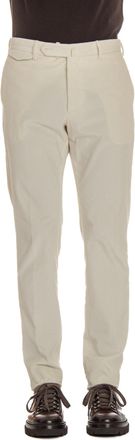 Tagliatore Wide Ribbed Corduroy Trousers with Tailored Fit