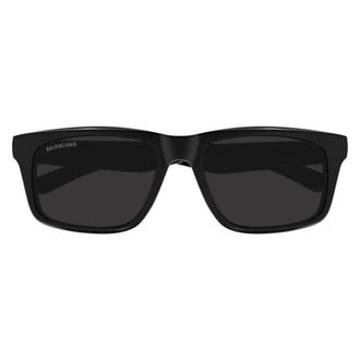 Balenciaga Grey Rectangular Mens Sunglasses BB0469SA 001 57
