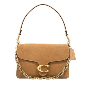 Coach Hobo Bags - Suede Chain Tabby;Brass/Sand - beige - Hobo Bags for ladies