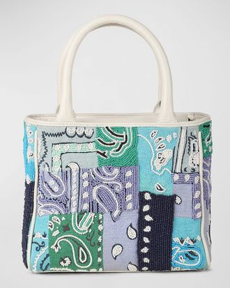 Rafé New York Tasha Small Beaded Tote Bag