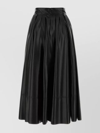 Alberta Ferretti pleated midi skirt