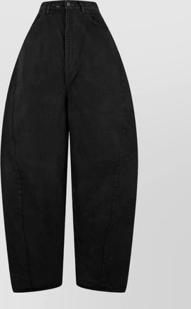 Balenciaga high-rise wide-leg denim pants