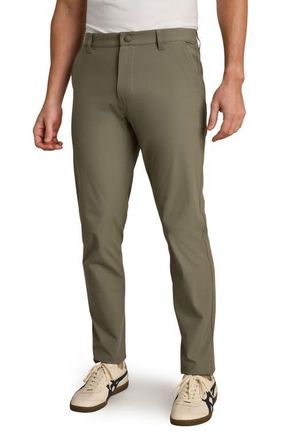 Rhone Commuter Slim Fit Pants in Smokey Olive at Nordstrom, Size 30