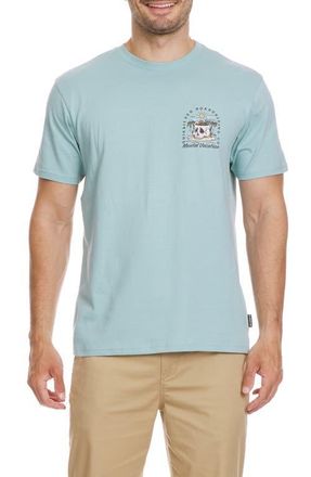 Quiksilver Simple Pleasures Graphic T-Shirt in Jade Grey at Nordstrom, Size Small