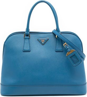 Prada Pre-owned Prada Large Saffiano Lux Open Promenade Satchel Ladies UDA583LL5RDNTTL0
