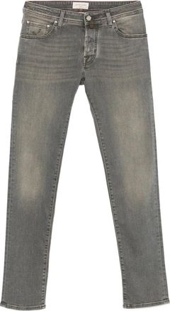 Jacob Cohen Distressed Cotton Jeans