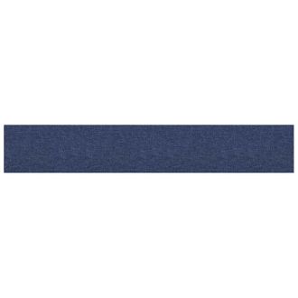 vidaXL Cabecero De Pared 12 Pcs Azul 90 X 15 Cm Tela Vidaxl