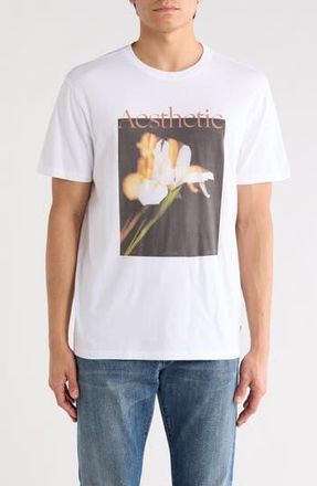 AG - Adriano Goldschmied Bryce Slim Fit Graphic T-Shirt in Aesthetic True White at Nordstrom Rack, Size Xx-Large