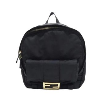 Fendi Zaino Pre-owned in Nylon - - Pre-owned - Donna - Nero - ONE SIZE