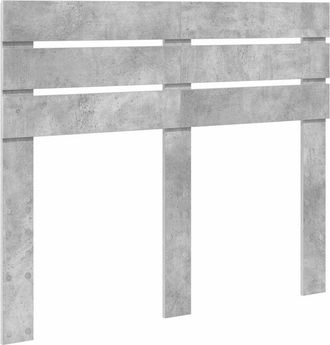 vidaXL Cabecero Gris Concreto 135 Cm Madera Contrachapada Vidaxl