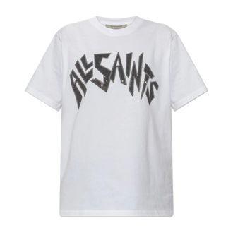 AllSaints Mujer, Camisetas, Blanco, Talla: XS