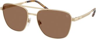 Ralph Lauren Zonnebril - Heren - Zonnebrillen - Geel - 58 MM - Accessoires