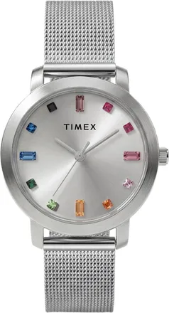Timex Womens Main Street Silver Dial Watch