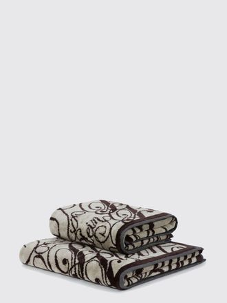 Philipp Plein Set 2 asciugamani in spugna di cotone con logo jacquard