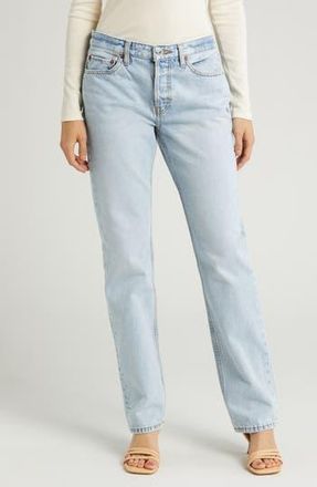 Re/Done The Anderson Organic Cotton Skinny Jeans in Maliblue at Nordstrom Rack, Size 31