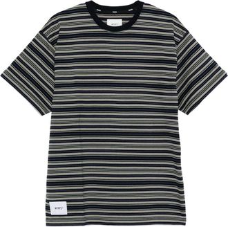 Wtaps Striped T-Shirt - Mens - Cotton