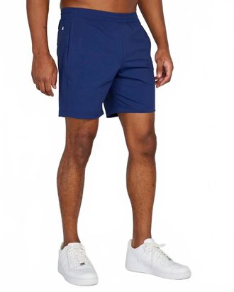 Redvanly Byron Shorts With Dual Side Pockets In Navy