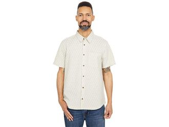 Toad&Co Harris Short Sleeve Shirt Mens Clothing Salt : MD, Cotton