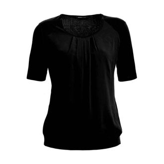 Frank Walder Frank Walder - Korte Mouw Top NOSBlusenshirts - Dames - Blouses & Shirts - Zwart - Maat: L