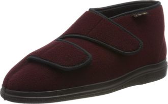 Fischer Markenschuh Fischer Mens Ortho High Slippers, Red Bordo 341, 4.5 UK