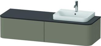Duravit Happy D.2 Plus Unidad De Lavabo Para Consola De Pared, - Duravit