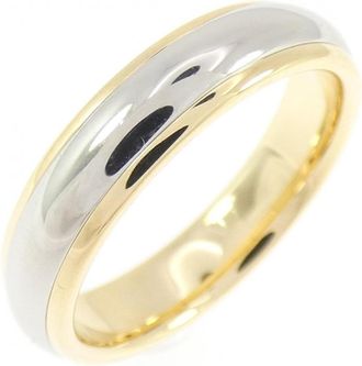 Tiffany & Co. Yellow Gold (18K) Platinum 950 Band Ring (Pre-Owned)