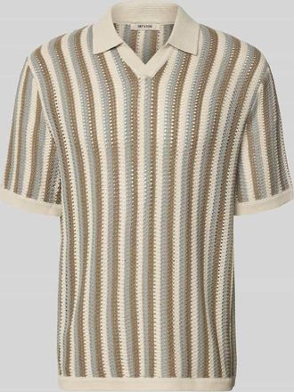 Only & Sons Regular Fit Poloshirt aus Baumwoll-Mix Modell THUE in Hellbraun, Gr&ouml;&szlig;e XXL