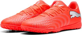 Puma Fussballschuh PUMA FUTURE 9 PLAY TT, Gr. 42,5, glowing rot, puma wei&szlig;, puma schwarz, puma silber, Synthetik, Schuhe Fussballschuh, f&uuml;r synthetische Ha