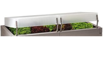 Juwel Campana T&eacute;rmica Juwel Para Camas Elevadas (2 Capotas, Incluidas Las Bisagras + Palanca De Ventilaci&oacute;n, Para Camas Elevadas 130x60 Cm) 20337