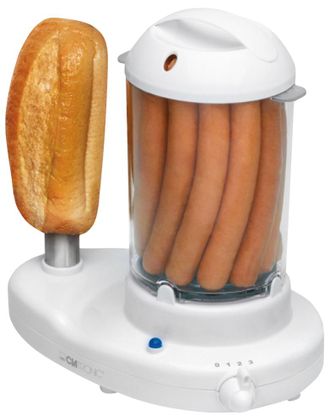Clatronic Hdm 3420 Aparato Para Hot-dogs Y Huevos Blanco