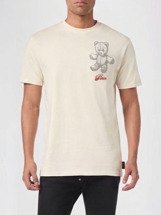 Philipp Plein T-shirt slim fit in cotone con stampa Teddy Bear a contrasto