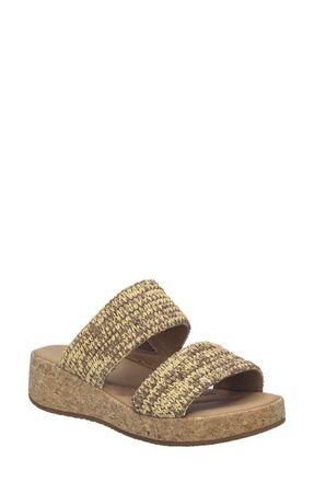 Josef Seibel Evita 02 Platform Wedge Slide Sandal in Brasil at Nordstrom, Size 10-10.5Us