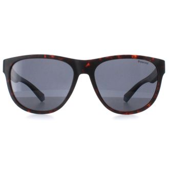 Polaroid PLD 2156/S HGC UC mat havana blauw grijs gepolariseerde zonnebril