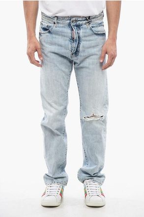 Dsquared2 Distressed Effect 642 Light Washed Jeans 19 cm size 54