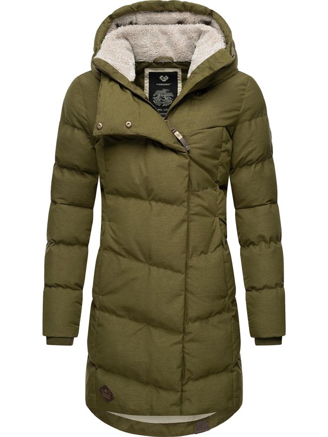 Damen Mantel Winter Ragwear Damen Wintermantel Winterparka Mit