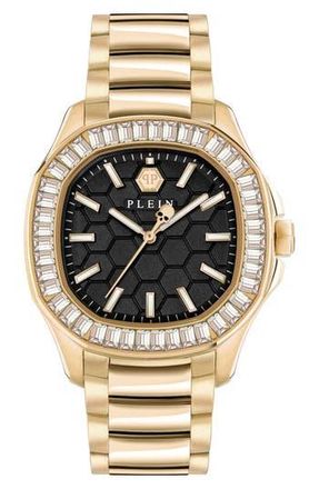Philipp Plein Spectre Bracelet Watch, 38mm x 45mm in Ip Yellow Gold at Nordstrom Rack