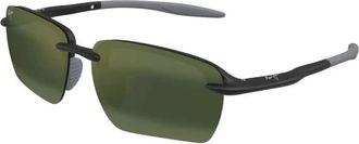Maui Jim Hookipa Ultra G Zonnebrillen - unisex - Zonnebrillen - Zwart - 60 MM - Leer - Accessoires