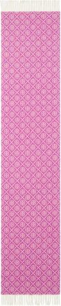 Tory Burch Sciarpa con frange - Rosa