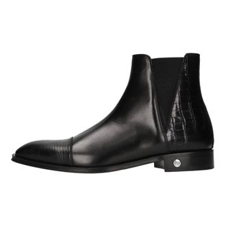 Cavalli Schoenen, Heren, Zwart, 46 EU, Leer, Beatles Enkellaarsjes