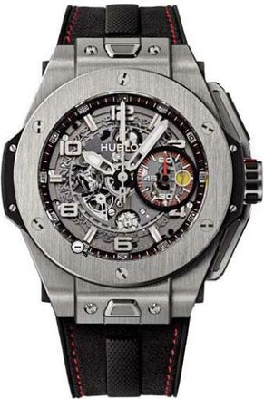 Hublot Pre-owned Hublot Big Bang Ferrari Skeleton Dial Mens Watch 401.NX.0123.VR