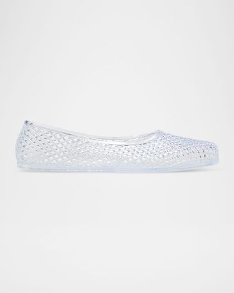Ancient Greek Sandals Iro Transparent Jelly Ballerina Flats